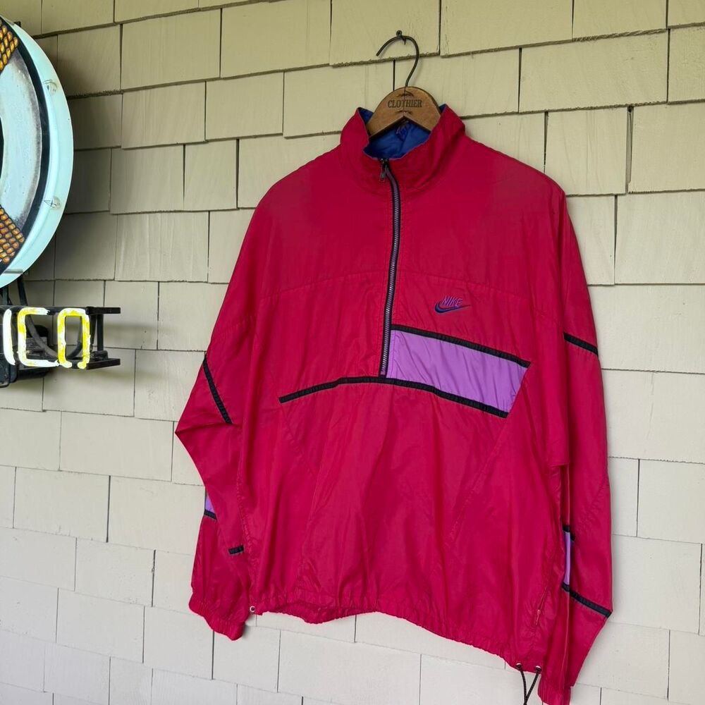 Nike Men's Red and Pink Jacket